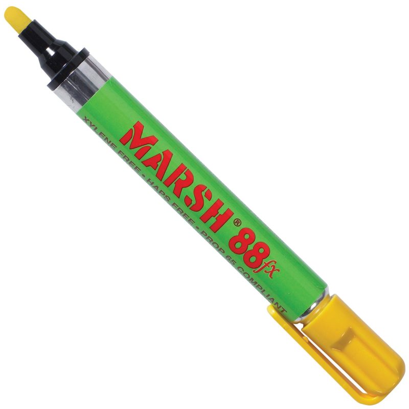 yellow marsh r 88fx metal paint markers mk110ye